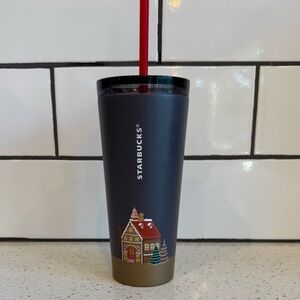Starbucks 2025 Holiday Gingerbread House Stainless Steel Tumbler – NEW
